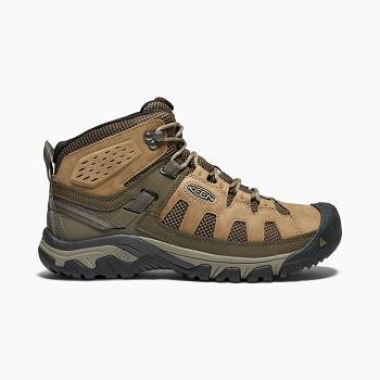 KEEN Férfi Targhee Vent Mid Cut Túrabakancs Barna